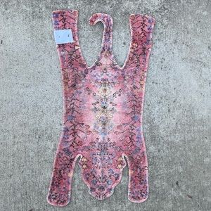 Urban Outfitters UO Home Tiger Shaped Chenille Rug